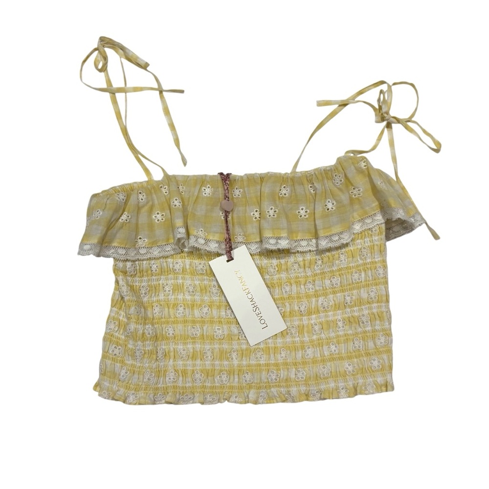 NWT LoveShackFancy Renada top. Small